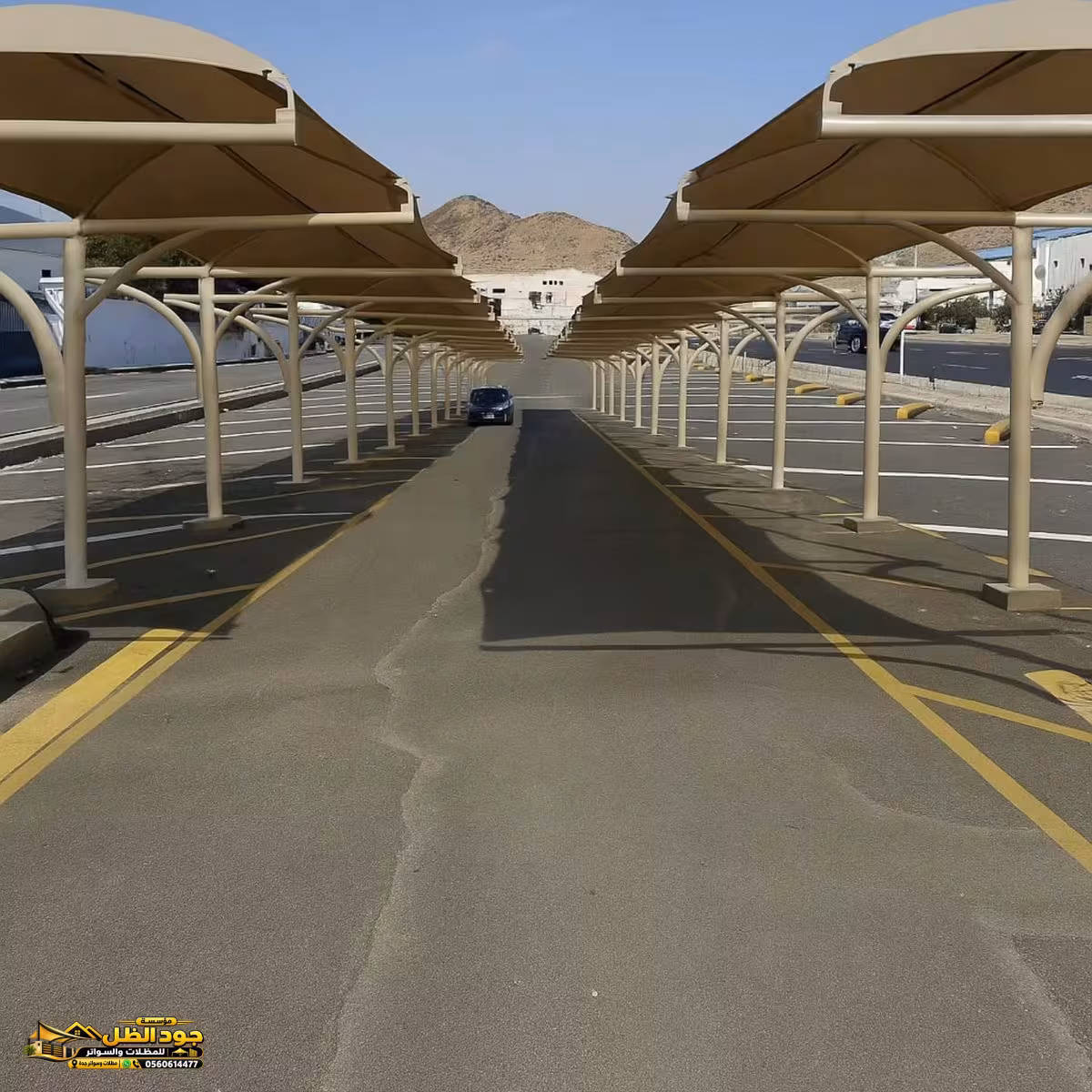 مظلات مواقف شركات